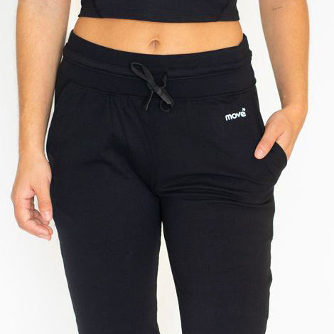 Chillax High Rise Jogger Black